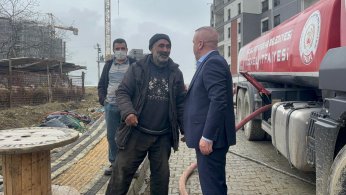 Başkan Turhan Olay Yerinde