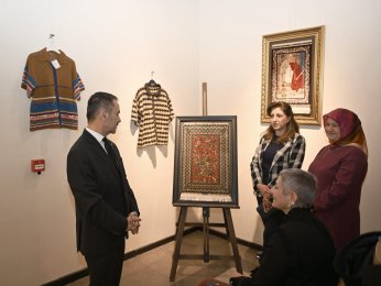 Yaşayan İnsan Hazineleri Sergisinin Açılışına Katıldı