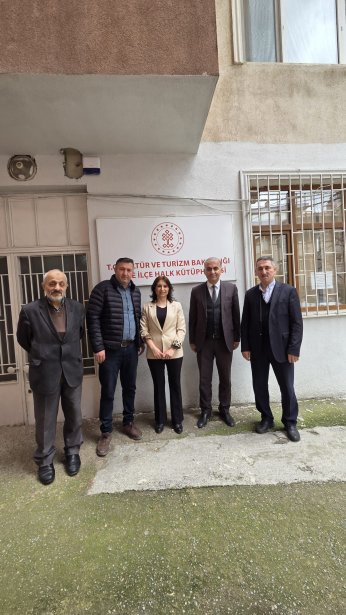 Saadet Partisi’nden Kütüphane Müdürü’ne Nezaket Ziyareti