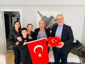 Gazilere vefa ziyaretlerini sürdürüyor
