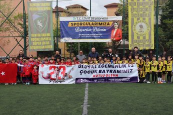 Futbol turnuvasıyla renklendi