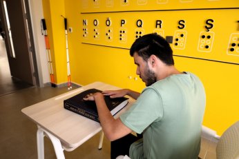 “beyaz baston” eğitimiyle değişti