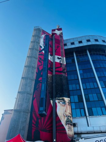 100. Yıl Graffitisi yenilendi