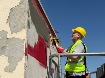 100. Yıl Graffitisi yenilendi