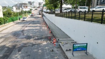Tüysüzler’e beton kaldırım