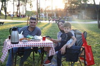 Bu parkın her köşesinde hayat var