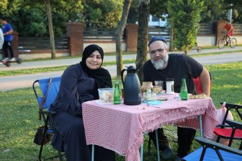 Bu parkın her köşesinde hayat var