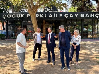Devam eden çalışmaları yerinde inceledi