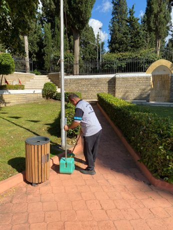 Mezarlıklara kesintisiz bakım