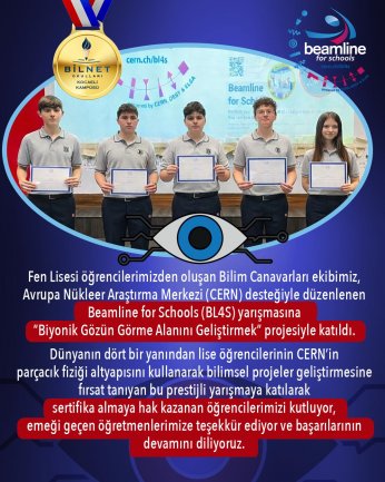 CERN Yarışması’nda Büyük Başarı
