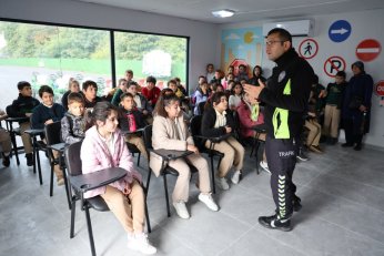 Trafik Kurallarını Uygulamalı Öğreniyor