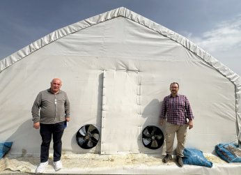 Kırsal kalkınmaya mantar üretim çadırı desteği
