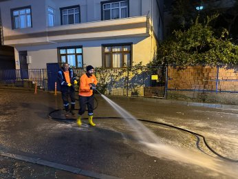 Temizlik Çalışmaları Sürüyor