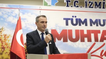 Muhtarların gününü kutladı