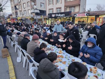 1200 Kişilik İftar Sofrası Kuruldu