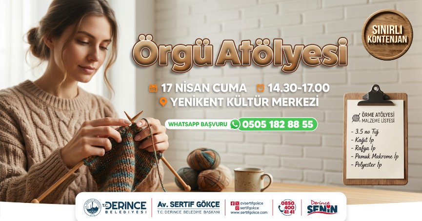 Örgü Atölyesi’ne Davetlisiniz