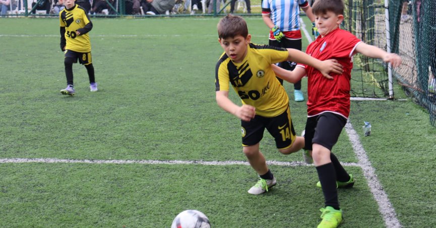 Futbol turnuvasıyla renklendi