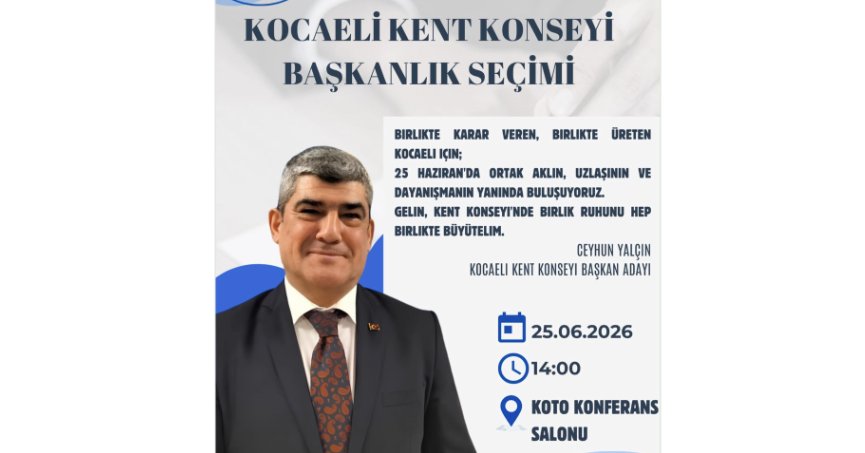 Kent Konseyi'ne Tek Aday