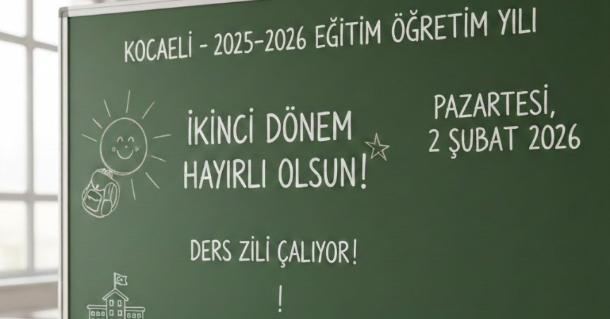 422 Bin Öğrenci İçin İkinci Dönem Başlıyor!