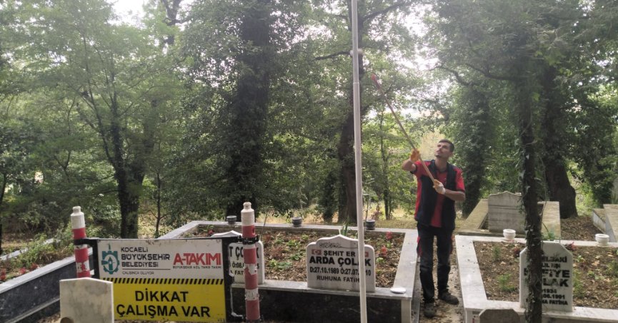 Hakkaniye Şehitliği’ne anlamlı dokunuş