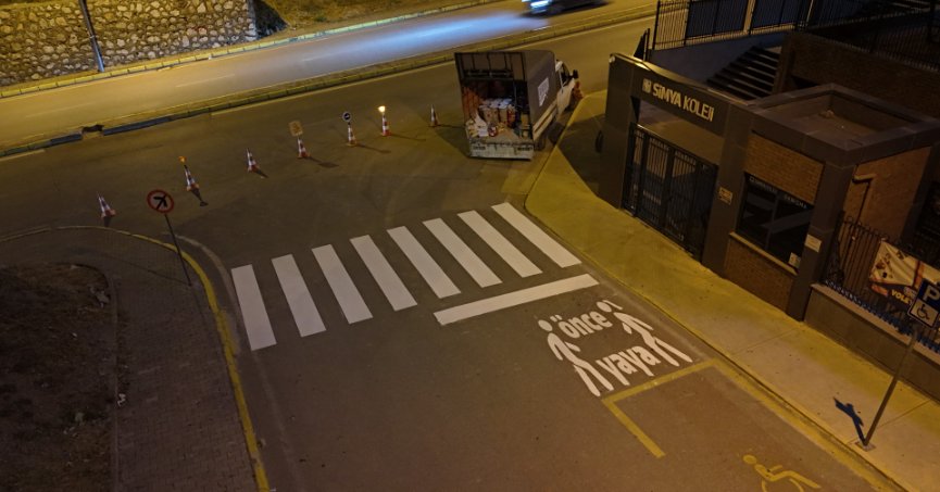 450 noktada güvenli yaya geçidi hamlesi