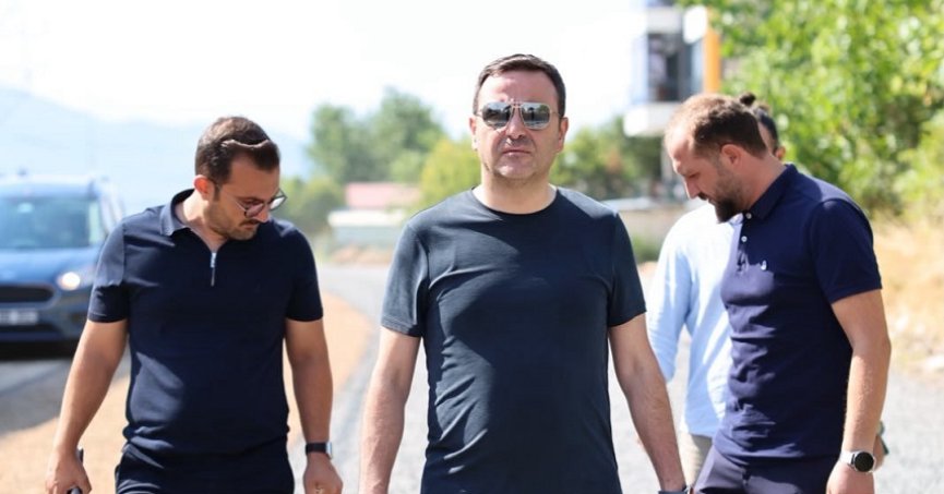 Kavallıoğlu Caddesi’ndeki Çalışmaları İnceledi