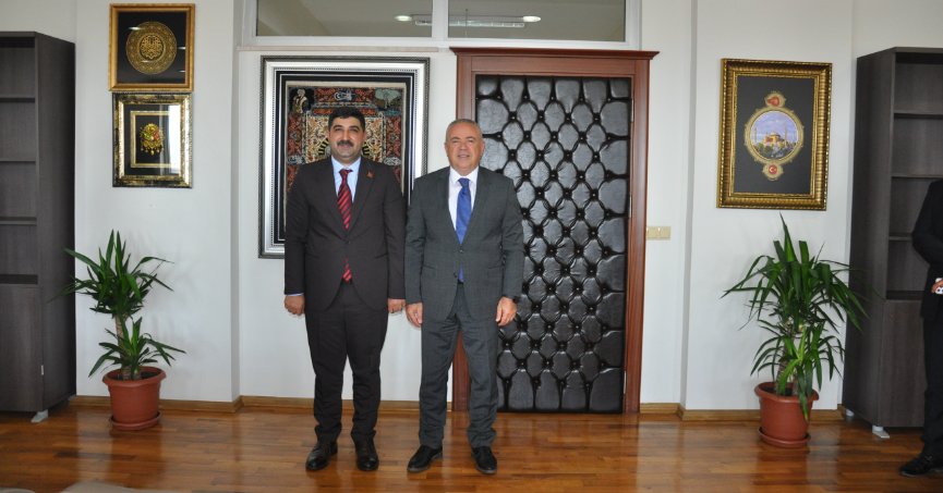 KAYMAKAM RESUL ÇELİK'E HAYIRLI OLSUN ZİYARETİ