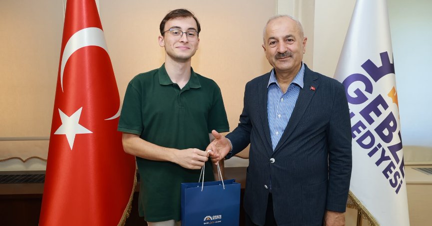 Gebze’nin YKS Şampiyonlarını Ağırladı