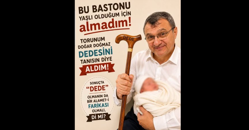 Doç. Dr. Ali Yeşildal Genç Yaşta Dede Oldu