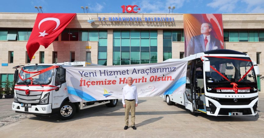 YENİ OTOBÜS VE ÇÖP KAMYONU KAZANDIRDI