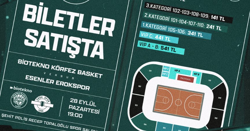 Biletler 141 TL’den Satışta