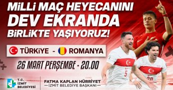 İzmit Belediye Meydanı’nda yaşanacak