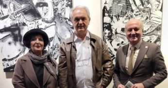 “Şengöz’ün Sergisinde Yürek Duvarda”
