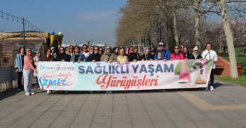 İzmitli kadınlar sağlık için yürüdü