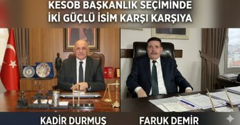 İKİ ADAY TEK KOLTUK