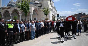 Şehit emniyet amirinin cenazesinde taziye