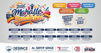  Mahalle Şenlikleri Başlıyor