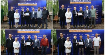 MAHALLE BAŞKANLARIYLA KAMPA GİRDİ
