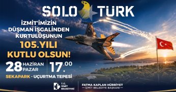 İzmit'in Kurtuluşunun 105. Yılı SOLOTÜRK ile Kutlanacak