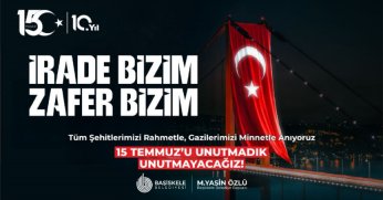 15 Temmuz Demokrasi ve Millî Birlik Günü Mesajı