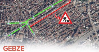 Gebze’de üstyapı çalışması uyarısı