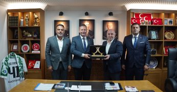 Başkan Emengen’e hayırlı olsun ziyareti!