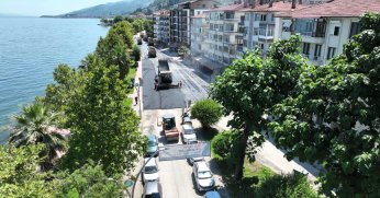 Plaj Yolu Caddesi yenilendi