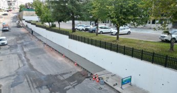 Tüysüzler’e beton kaldırım