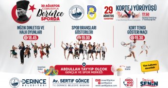 Derince’de Spor Şöleni