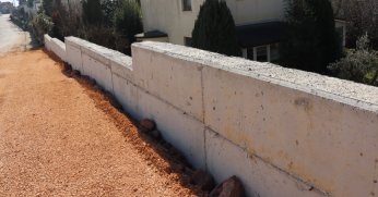 Tüysüzler’e yeni istinat duvarı